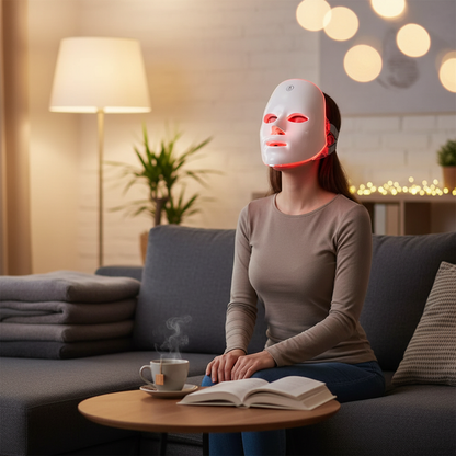 Masque LED 7 Couleurs Rechargeable